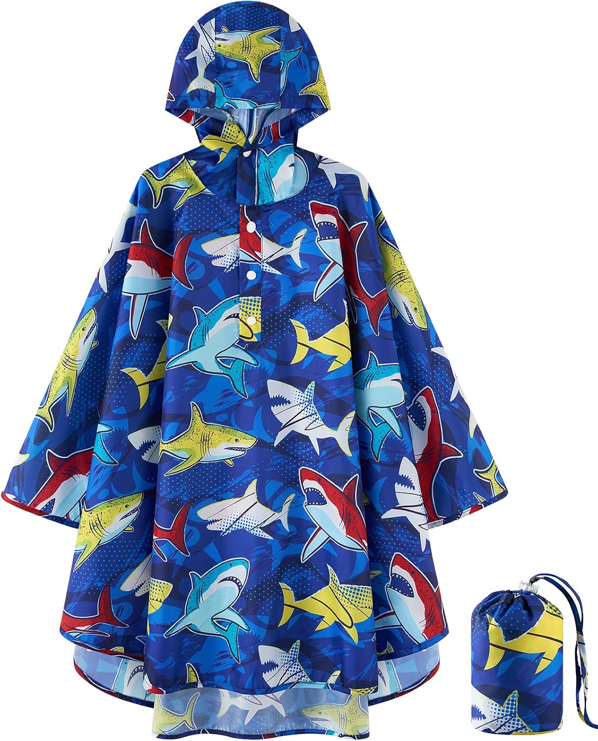 WAWSAM Kids Rain Poncho, Special Reusable Toddler Raincoat, Innovative Waterproo...