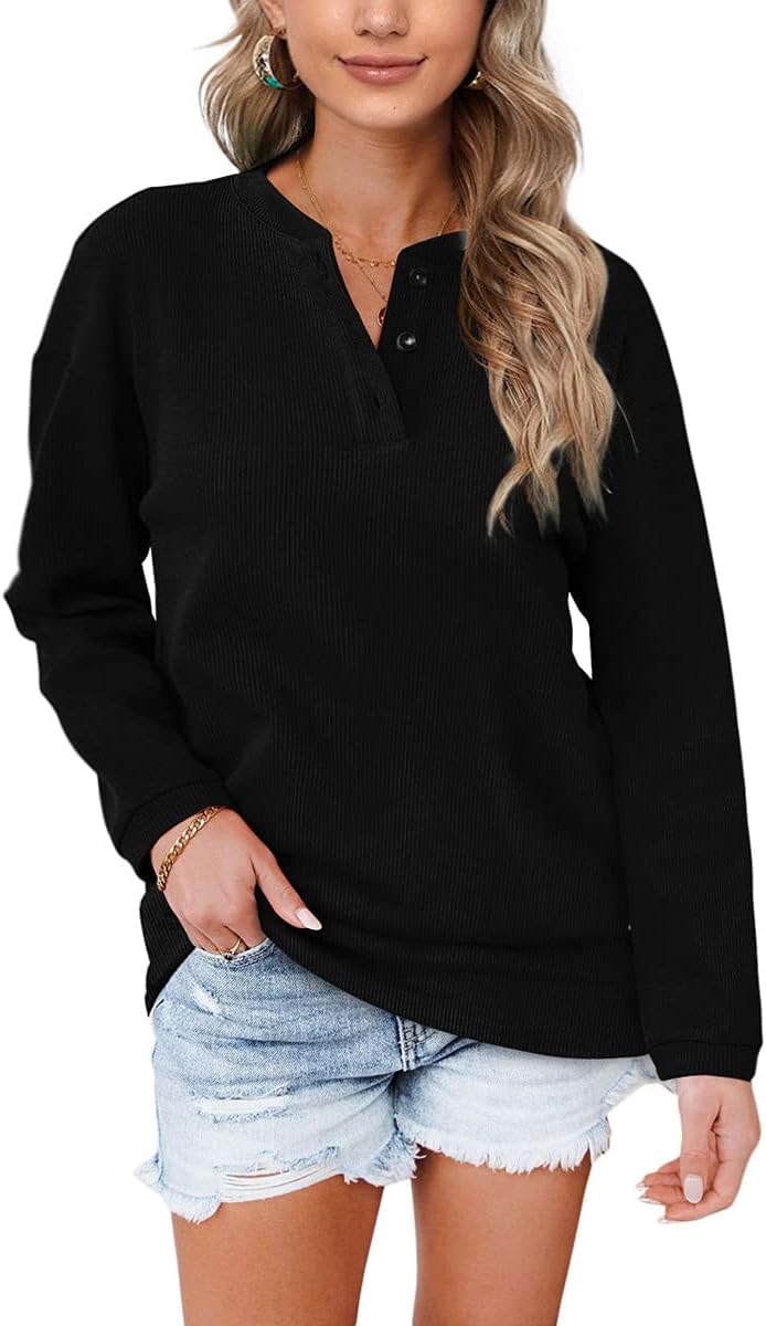 Aokosor Women's Tops, Special Long Sleeve Tops for Women, Unique Loose Sweatshir...