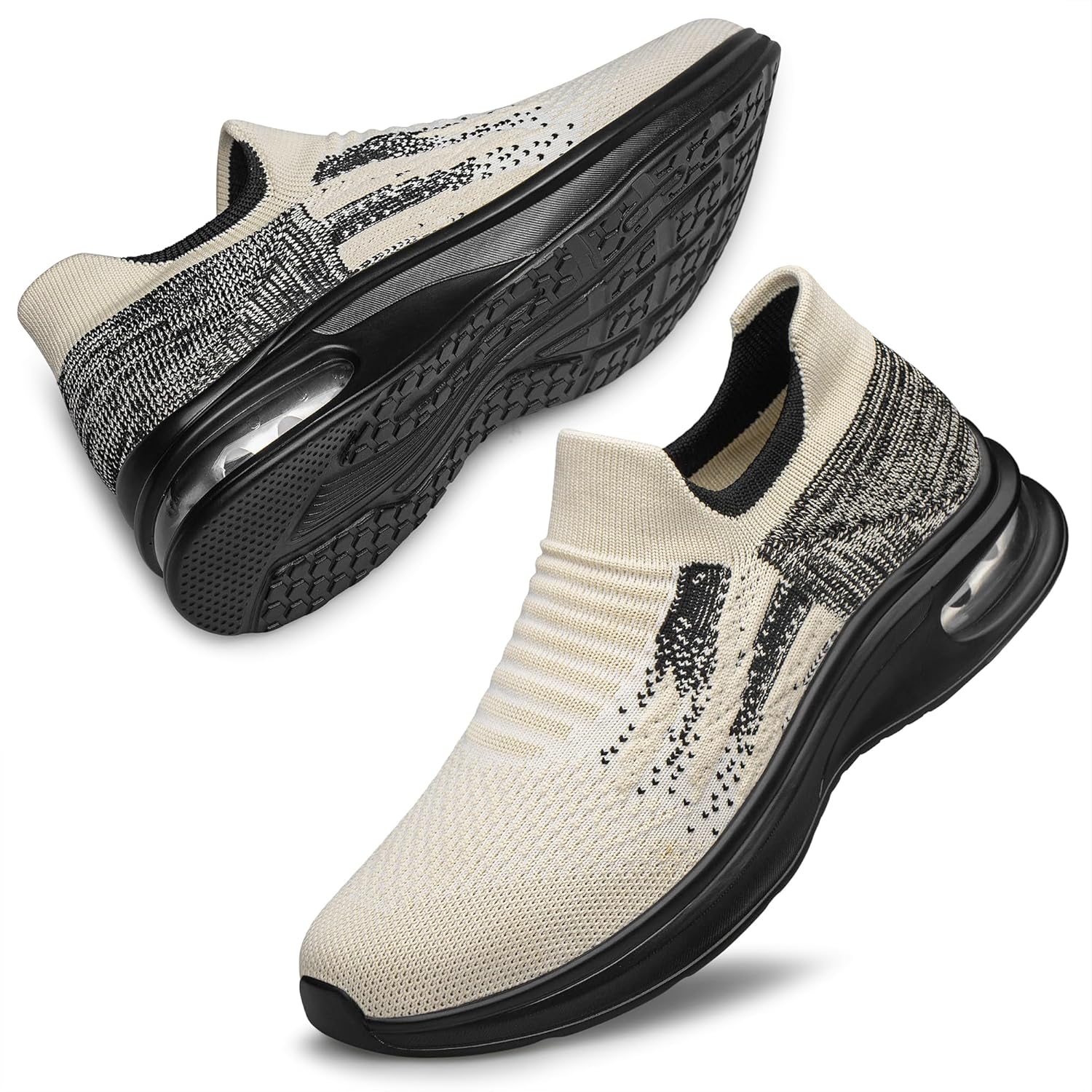 Womens Slip On Trainers Walking Shoes Non Slip Running Shoes Breathable Workout...