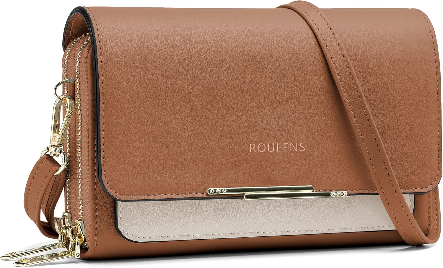 Roulens Small Crossbody Phone Bag, Special Phone Bag for Women, Innovative PU Le...