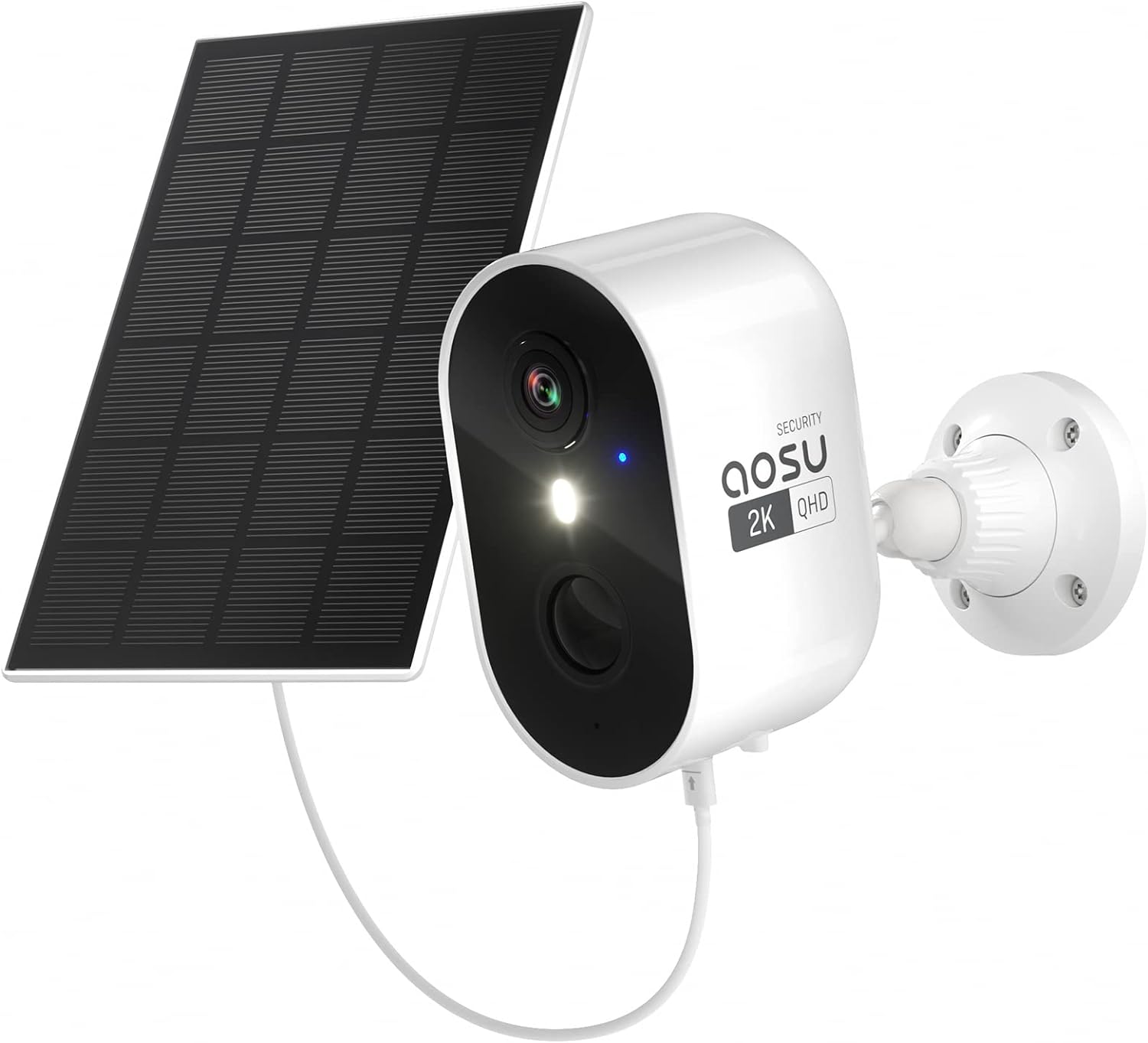 AOSU 2K Security Camera Outdoor Wireless, Battery Operated WiFi CCTV Camera with...