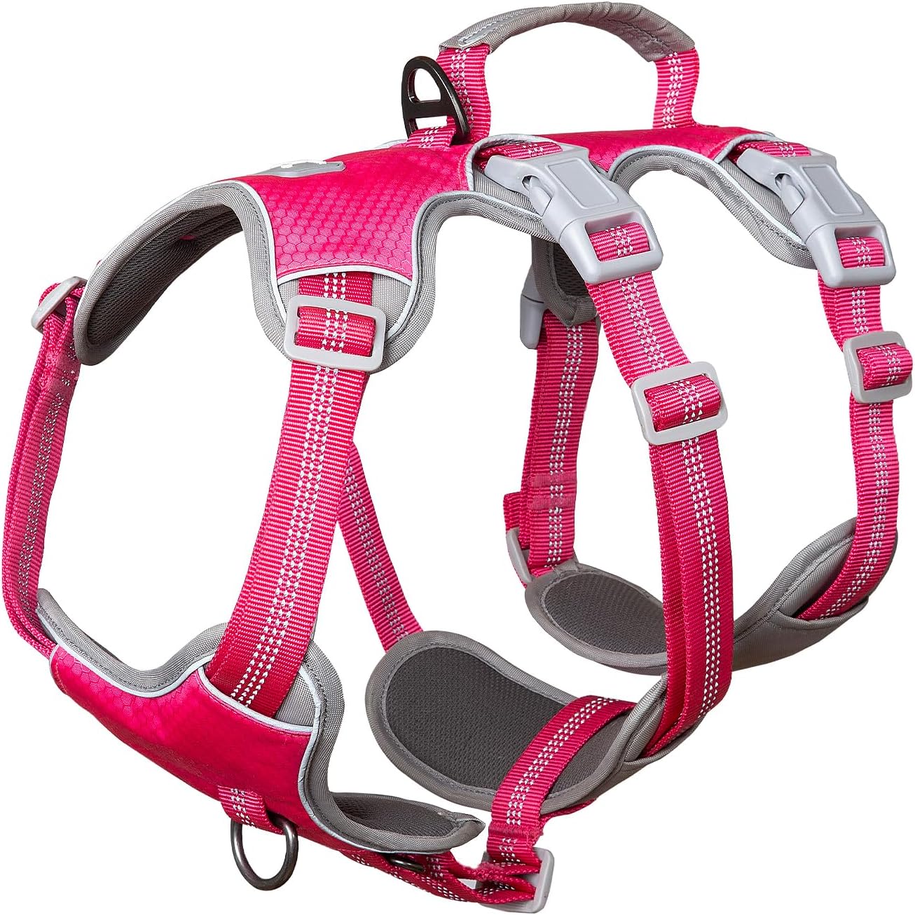 Huntboo Escape Proof Dog Harness, Special Anti-Pull Dog Harness with Handle, Bre...