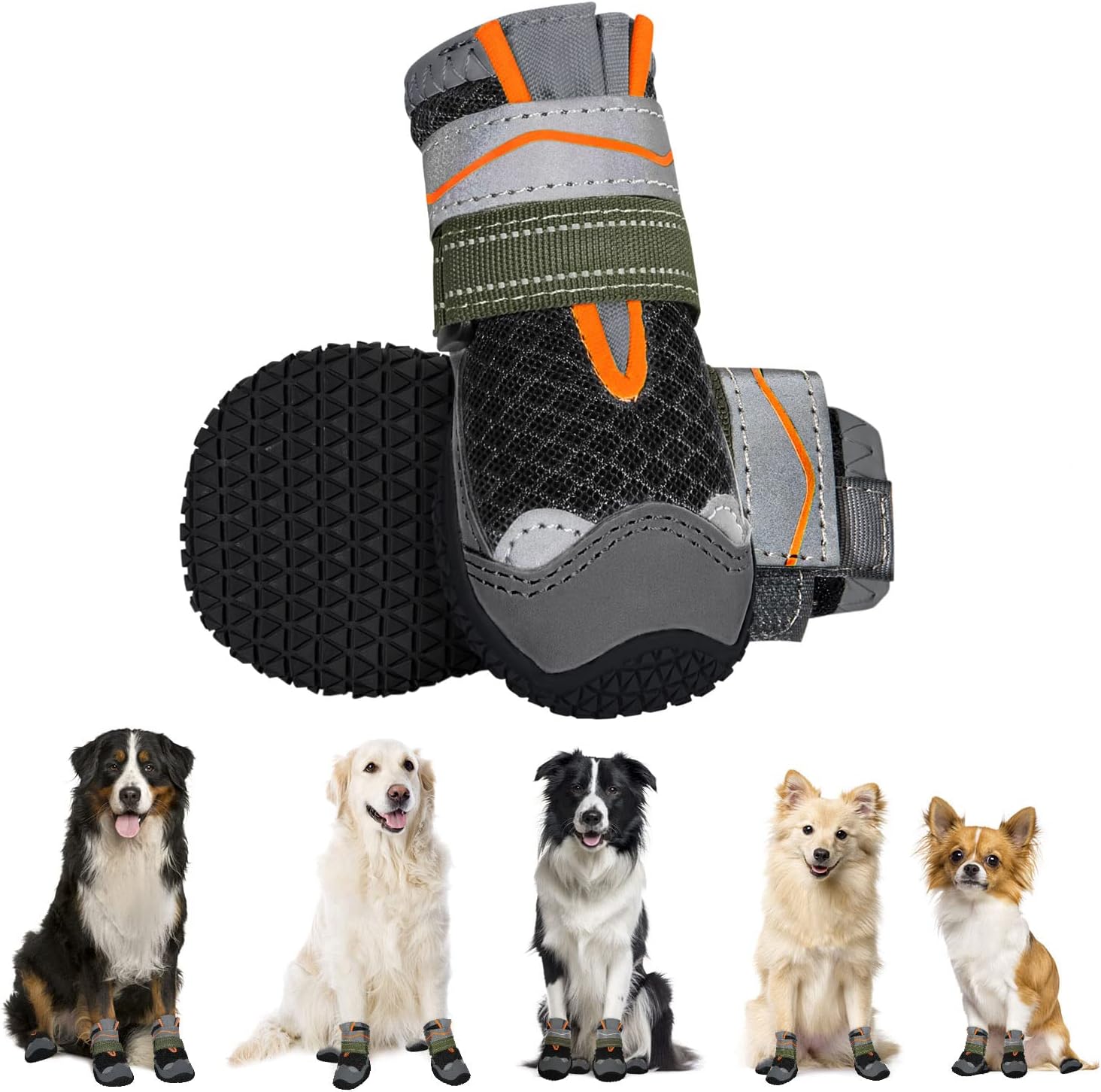 Eyein Dog Boots, Special Paw Protector for Injured Paws, Innovative Breathable D...