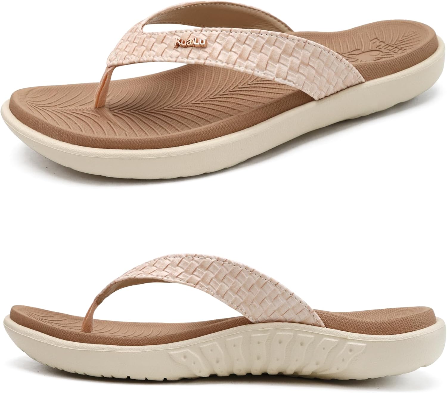 KuaiLu Womens Flip Flops, Special Ladies Yoga Mat Comfortable Walking Thong Sand...