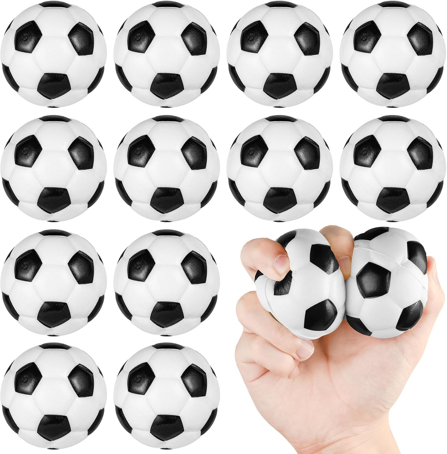 Ainiv 12pcs Squeeze Stress Balls, Special Sports Balls Party Favors, Innovative...