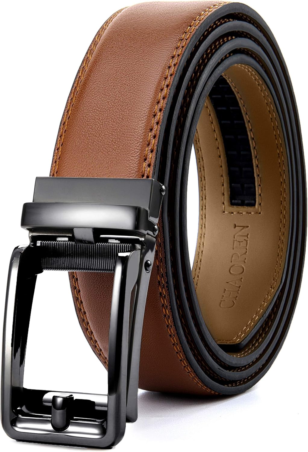 CHAOREN Ratchet Belts, Special Leather Belt for Men, Innovative Adjustable Ratch...