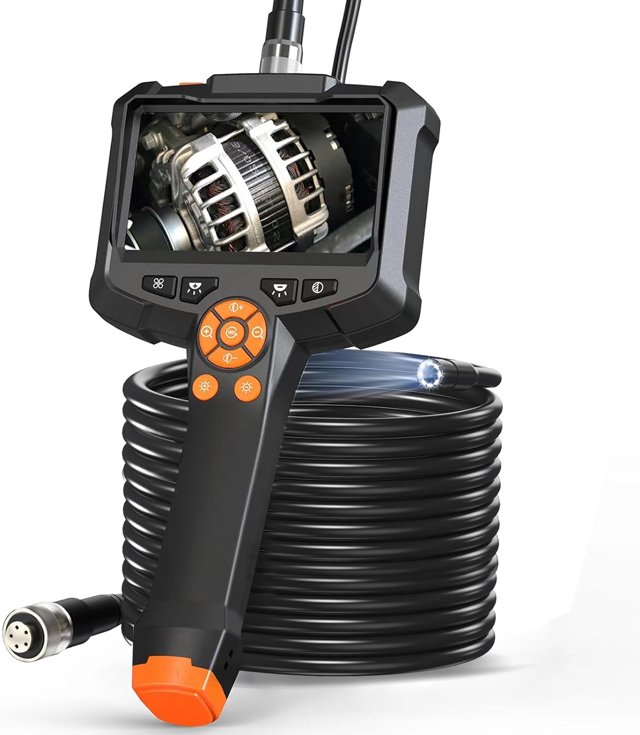 [33FT]Endoscope Inspection Camera, 4.3'' IPS Screen Borescope Inspection Camera...