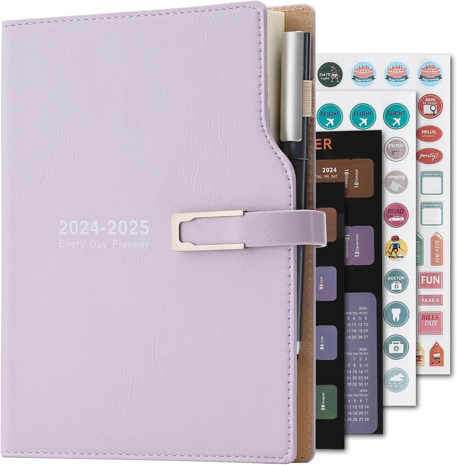 Academic Diary 2024-2025,from Jul 2024-Jun 2025 A5 Day to Page,Schedule Organize...