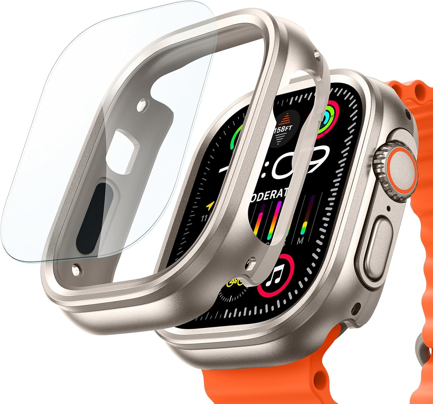 ESR for Apple Watch Ultra 2/Ultra Case, Special Smartwatch Case with Screen Prot...