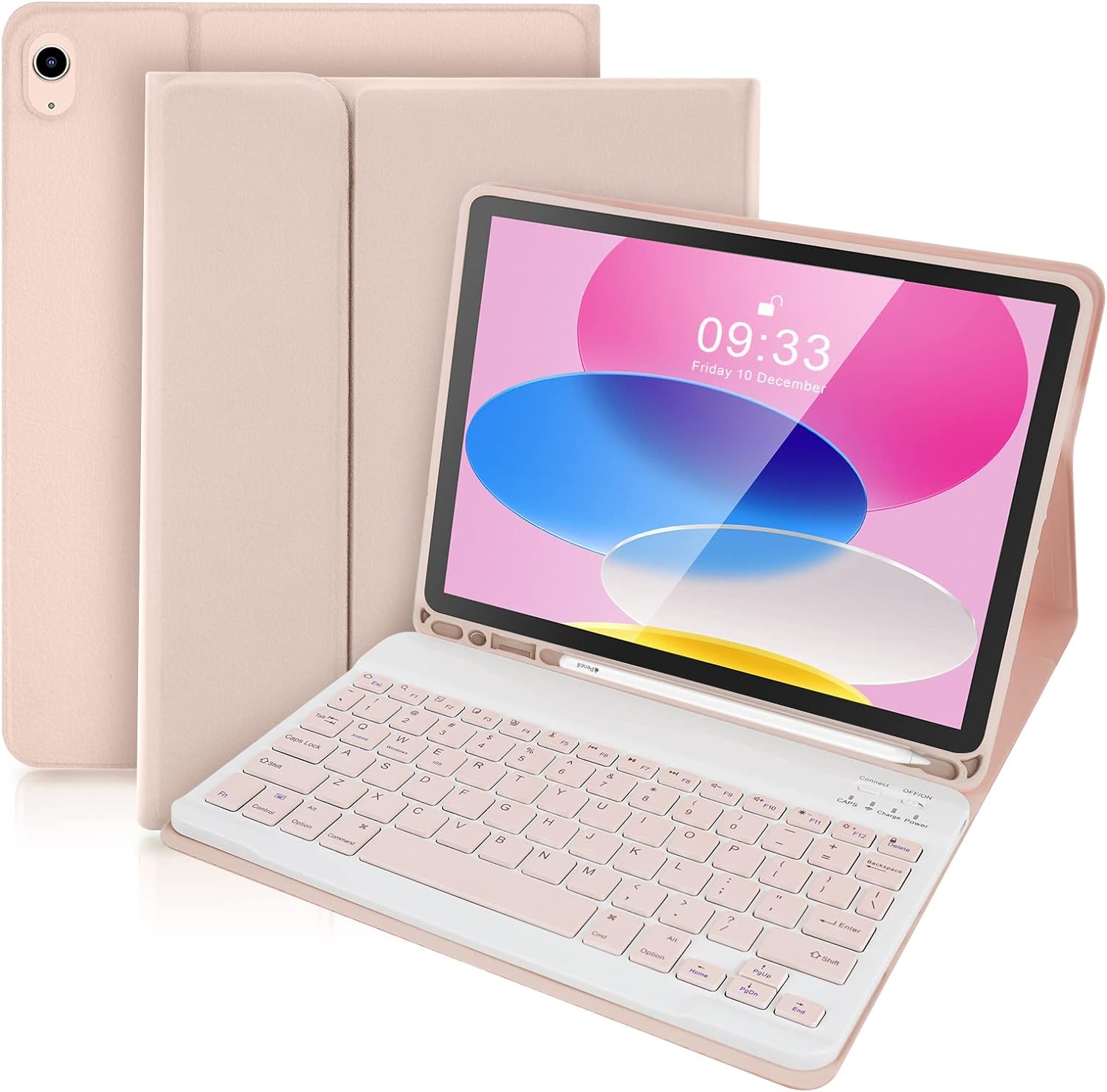 SOPPY Keyboard Case for iPad, Bluetooth Keyboard for iPad 10th Generation 10.9 i...