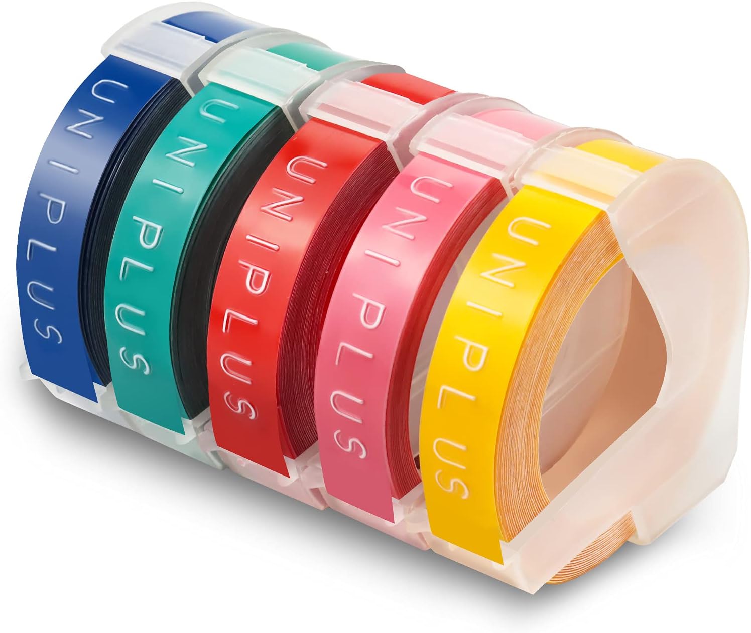 UniPlus Compatible Dymo Embossing Tape Replacement for Dymo Omega Tape S0717930...