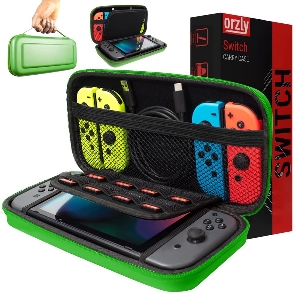Orzly Carrying Case, Special Portable Travel Case for Nintendo Switch OLED and S...