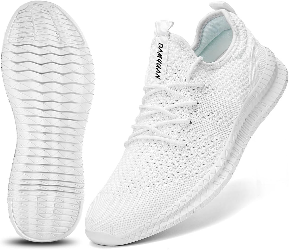 CAIQDM Women Running Shoes Slip-on Walking Sneakers Lightweight Breathable Train...