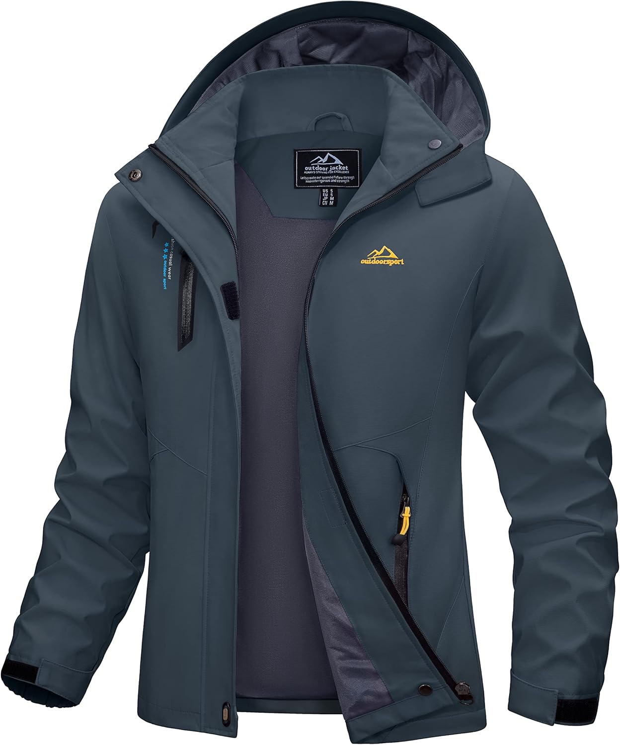MAGCOMSEN Womens Outdoor Hiking Jacket, Special Lightweight Waterproof Rain Jack...