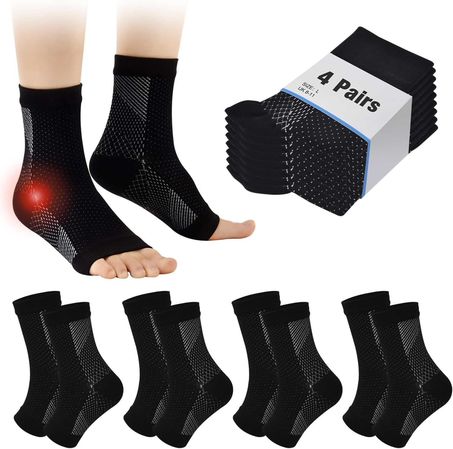 , cheap4uk, Neuropathy Socks, Special Compression Socks for Women, Affordable Co...