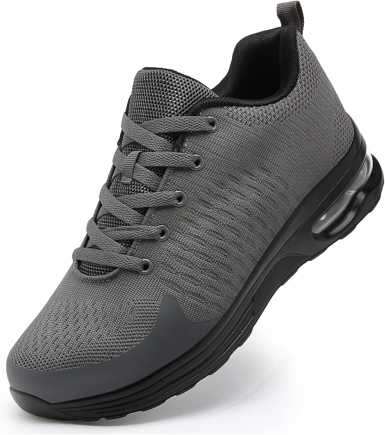 LUPWEE Safety Trainers Slip Resistant Steel Toe Cap Trainers for Men Women, Punc...