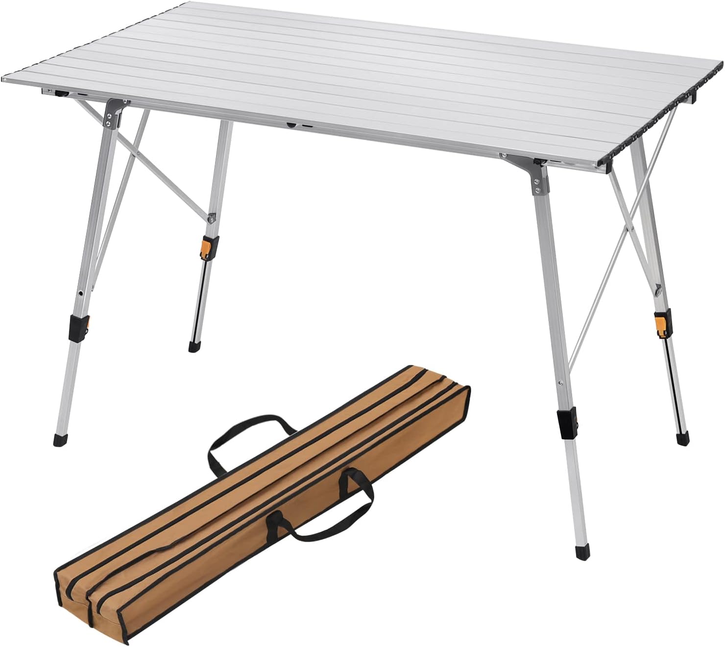 WOLTU Outdoor Camping Table, Special Aluminium Picnic Table for Travel, Innovati...