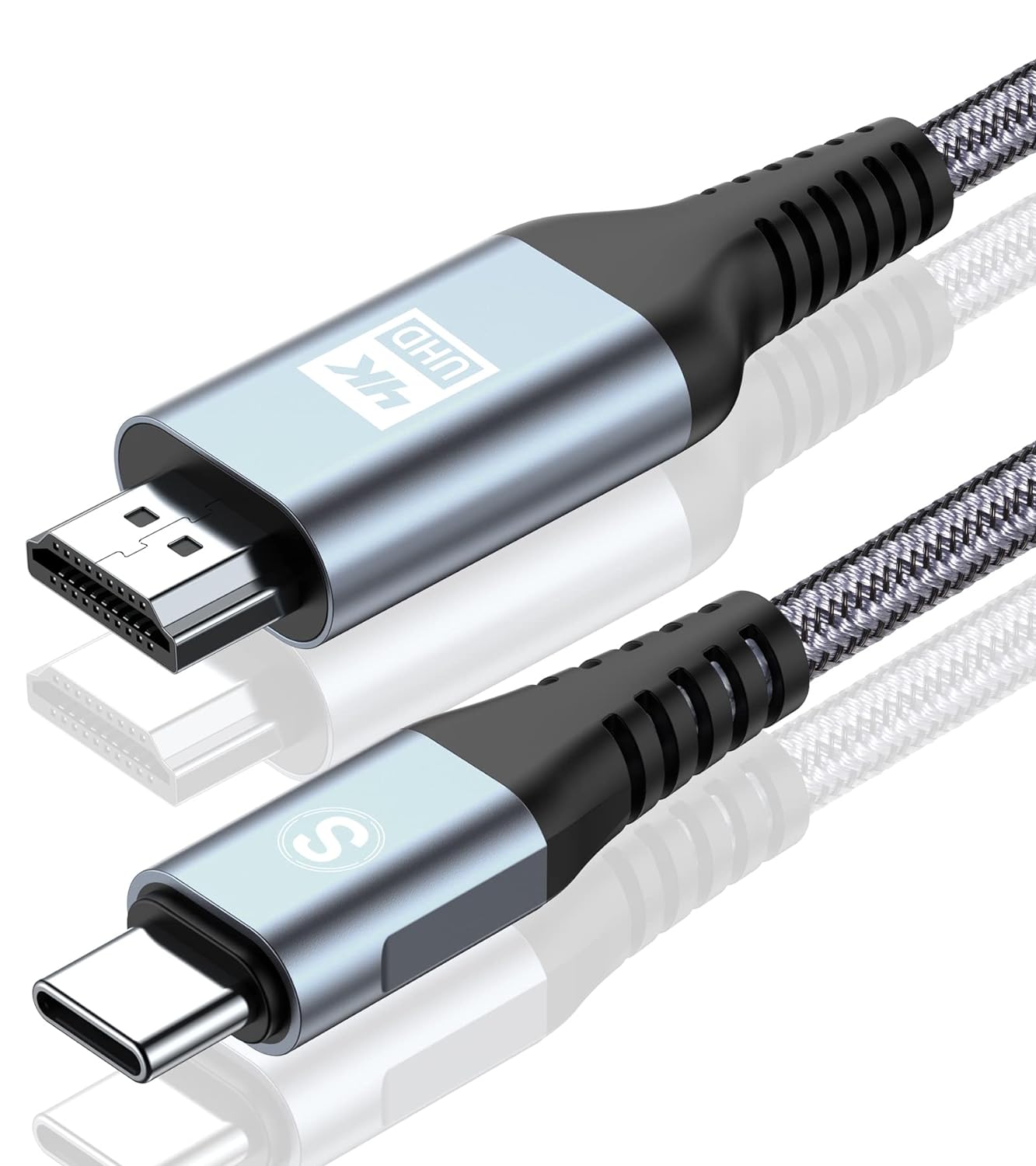 SWECENT 4K USB C to HDMI Cable 6M, USB Type C to HDMI Cable (Thunderbolt 3/4 Com...