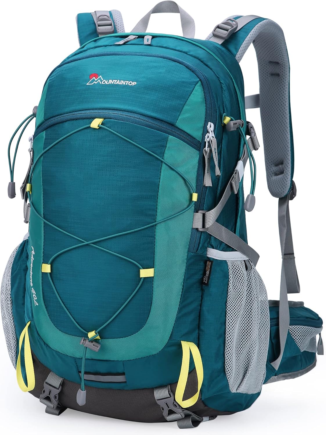 MOUNTAINTOP 40L Hiking Backpack, Special Trekking Rucksack with Rain Cover, Inno...