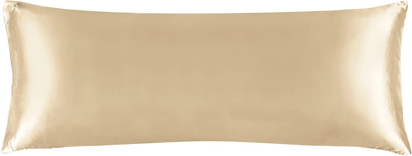 BEDELITE Satin Silk Body Pillow Case, Premium Pillow Cover for Hair and Skin, Sp...