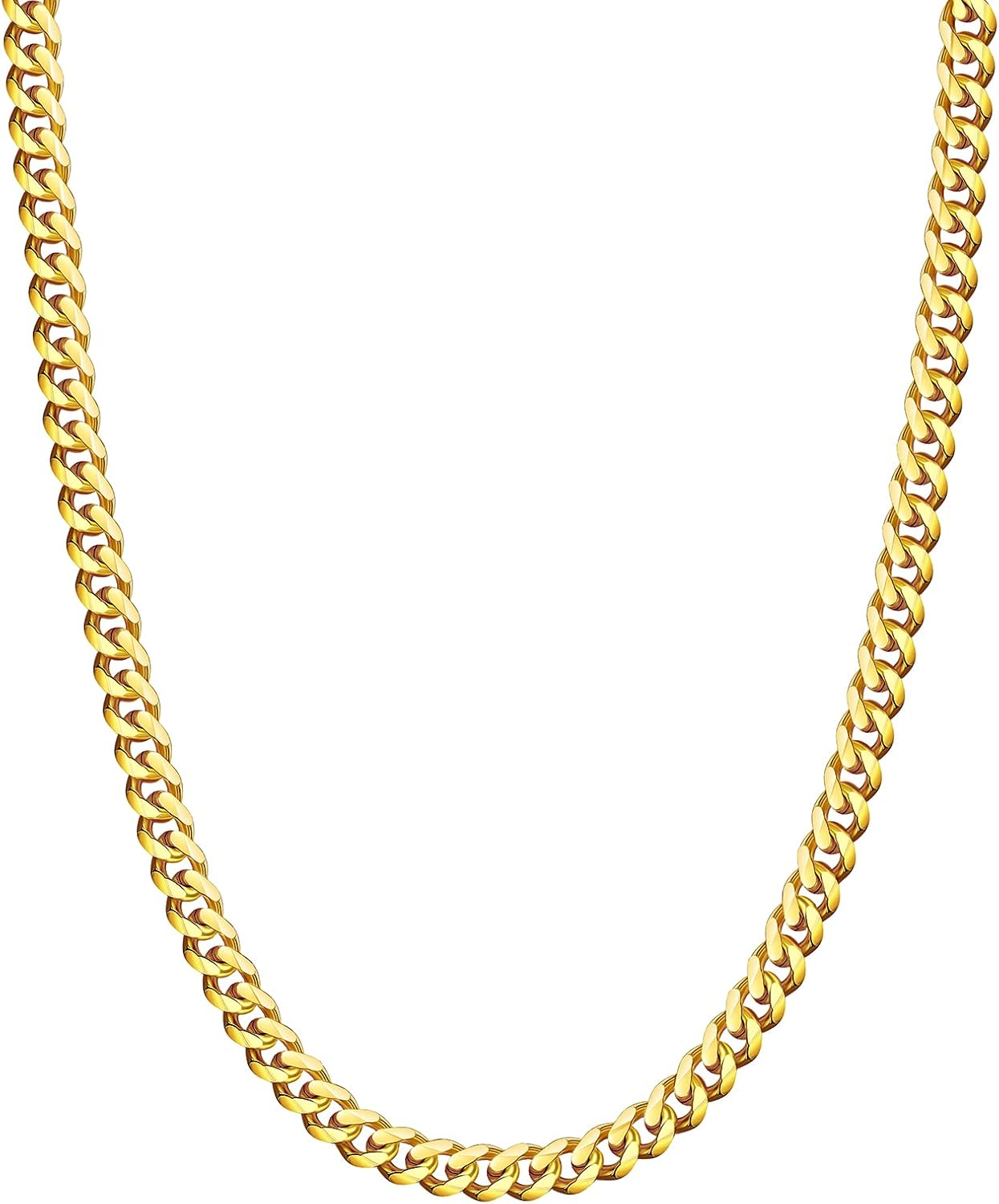 Top-Rated Evegfts Gold Chain, Durable Silver Chain Men Necklace, Versatile Mens...