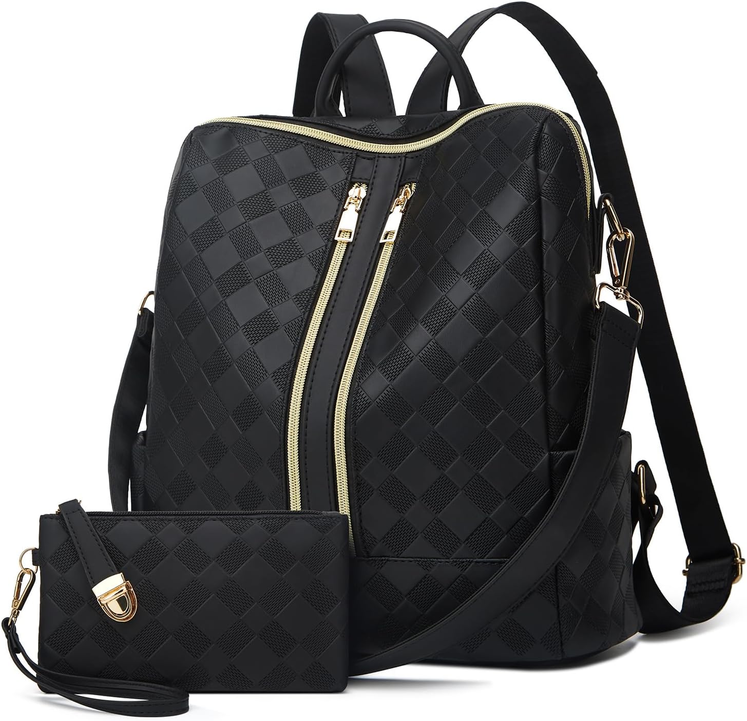 Makes Backpack Purse for Women, Special PU Leather Travel Satchel Handbag, Versa...
