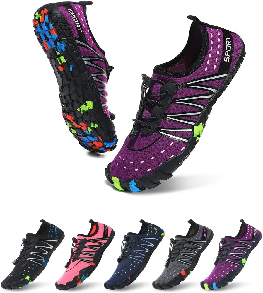 ziitop Water Shoes for Men Women Beach Barefoot Swim Rock Climbing Pool Shoes So...