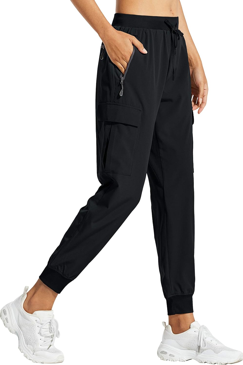 Libin Women's Cargo Joggers Lightweight Quick Dry Hiking Trousers Athletic Worko...