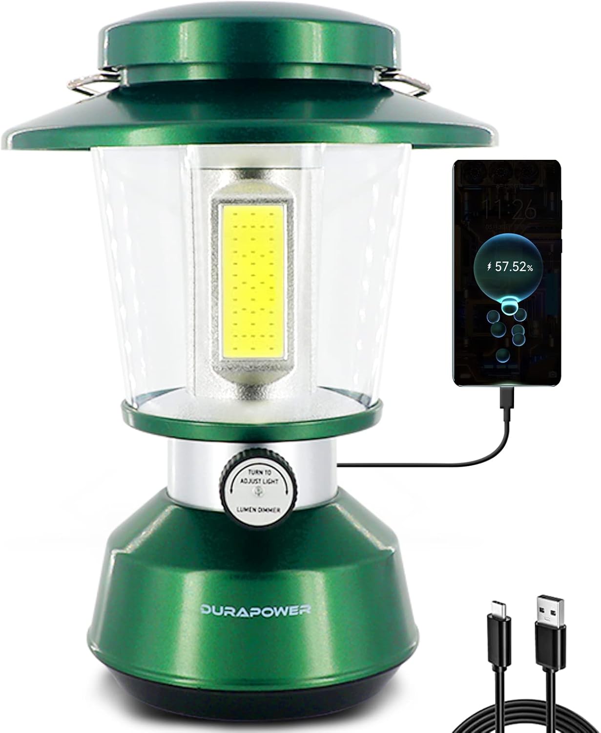 Durapower Rechargeable Camping Lantern, Special Lantern with 7500 Lumen Super Br...