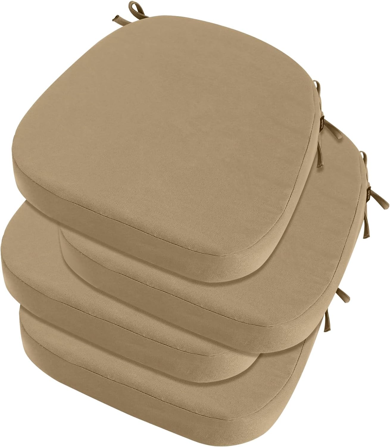 idee-home Outdoor Chair Cushions Set of 4, Thick 19" x 19" x 3" Outdoor Cushions...