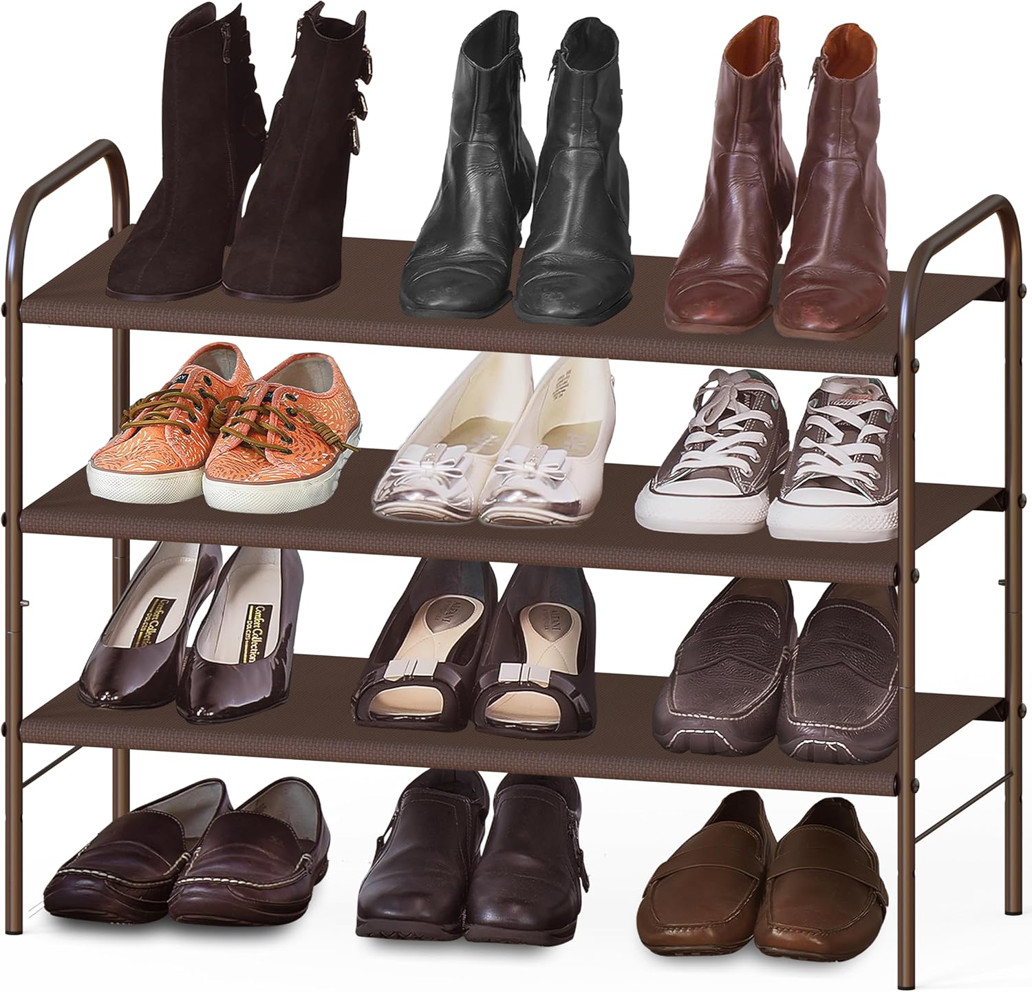 Simple Houseware 3-Tier Shoe Rack Storage Organize...