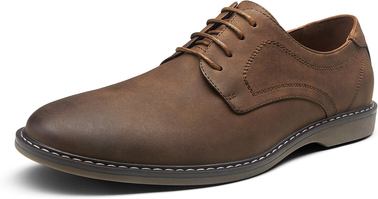 Jousen Men's Casual Dress Shoes, Special Suede Business Shoes, Classic Men's Dre...