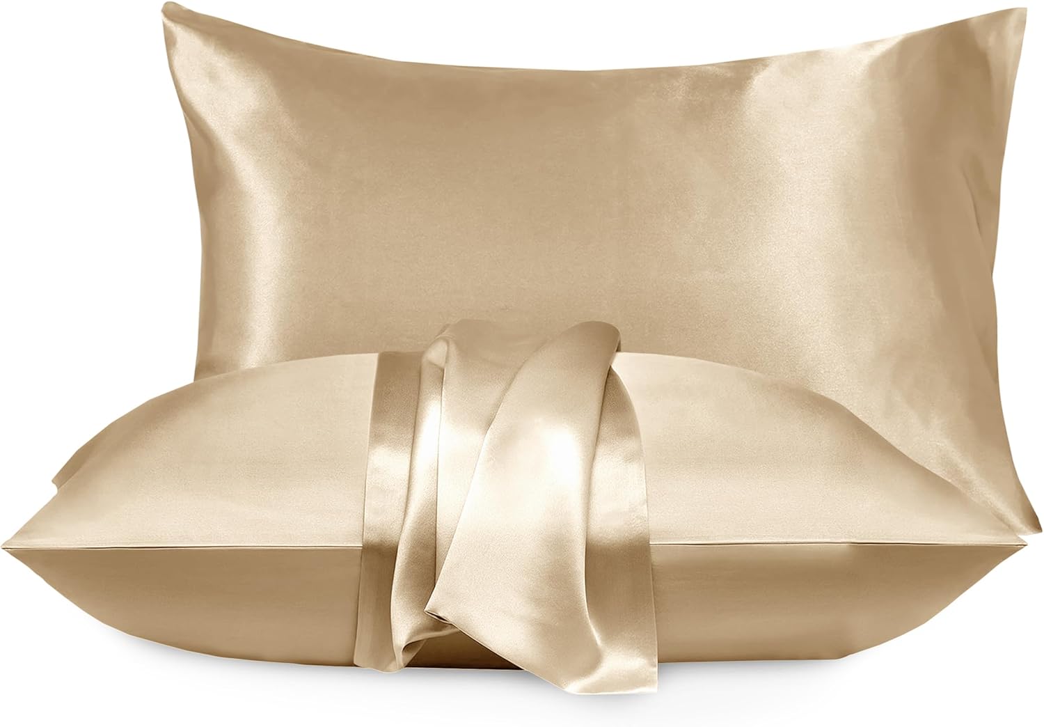 Moonlight Bedding Satin Pillowcases, Special Pillowcases for Hair and Skin, Luxu...