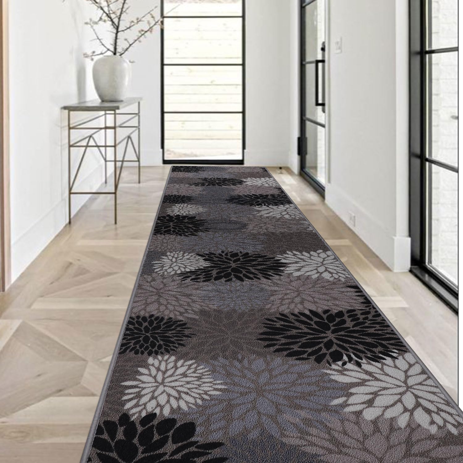 Homcomodar Runner Rug for Hallways Non Slip 65x300cm Extra Long Entryway Runner...