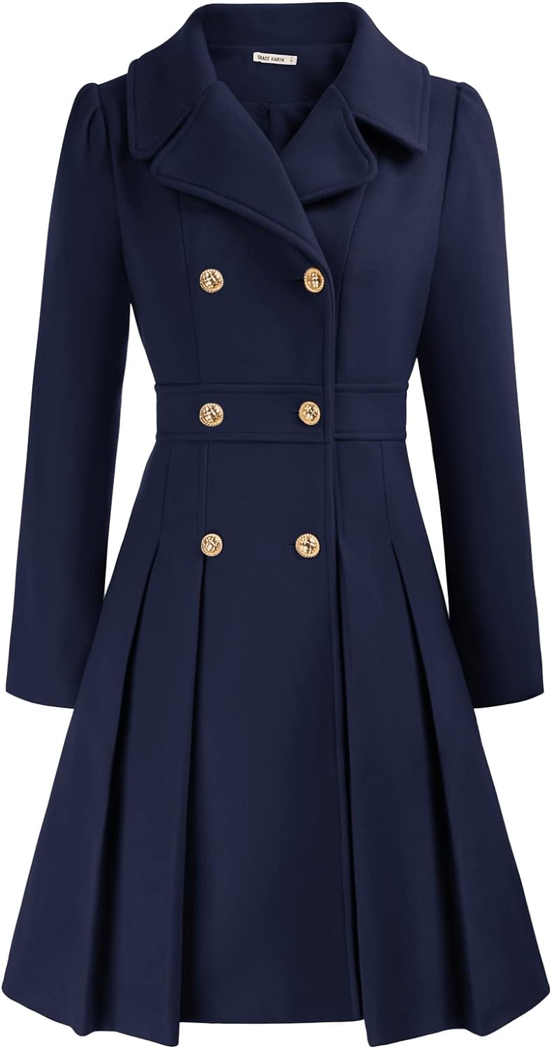 GRACE KARIN Women's Fashion Trench Coat, Special Trench Coat for 2024 Fashion, I...