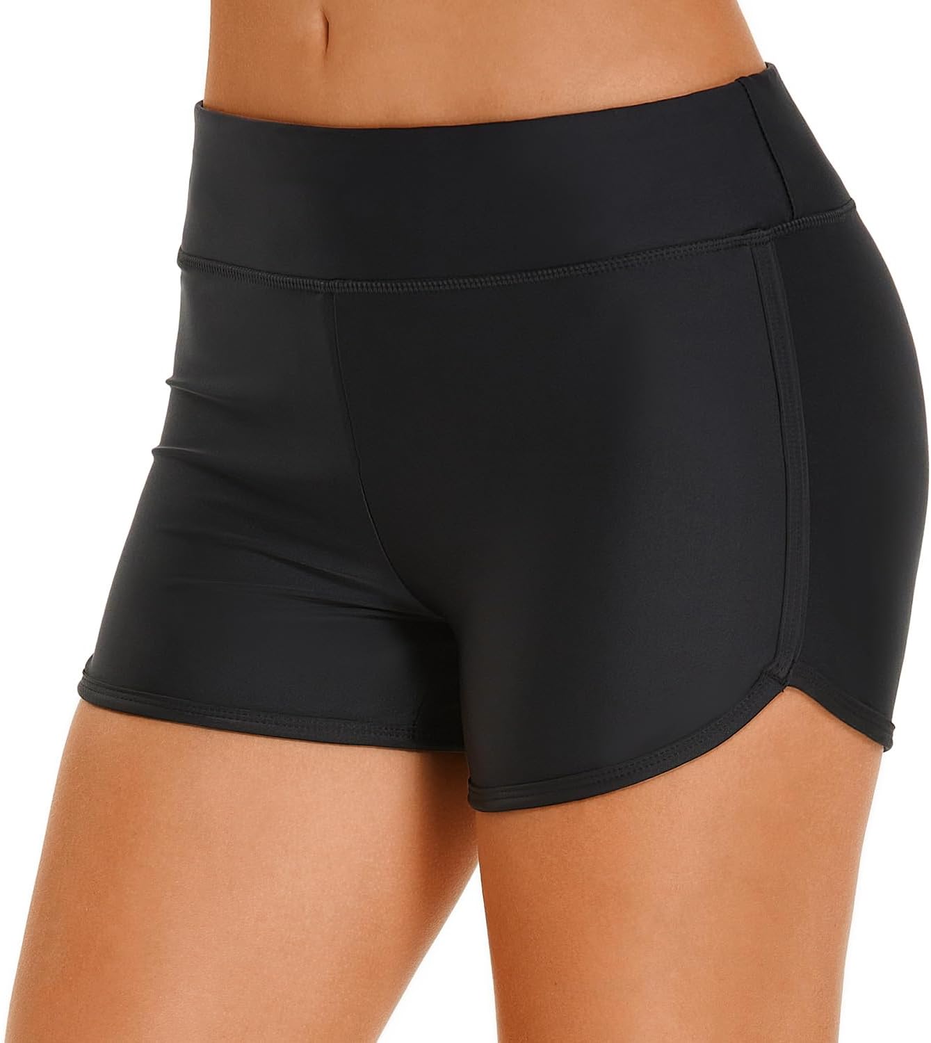 HODOSPORTS Women's 3" Swim Board Shorts UPF50+ Quick Dry Swimsuit Bottoms Full L...