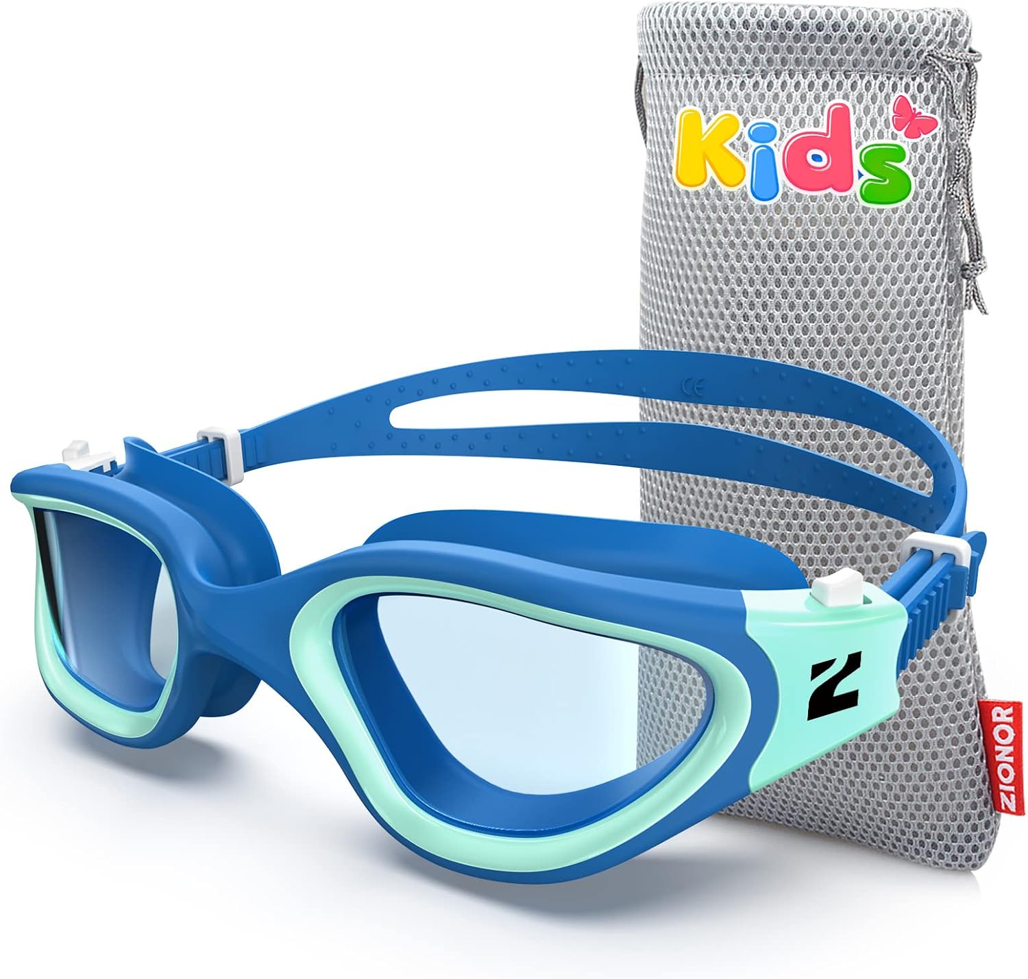 ZIONOR Kids Swim Goggles, G1MINI SE Anti-fog Swimming Goggles for Kid Child 6-14...