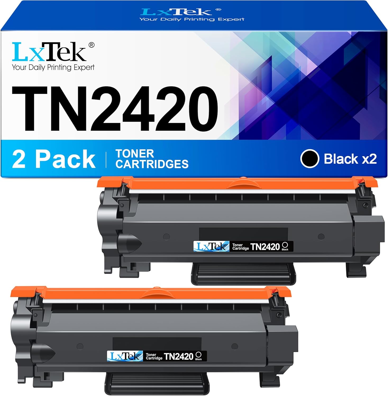 LxTek TN2420 Compatible Toner Cartridge Replacement for Brother TN2420 TN-2420 T...