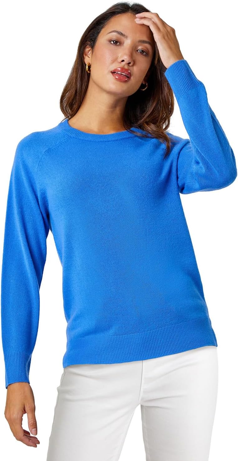 Roman Originals Soft Jumper for Women UK Ladies Winter Autumn Sweater Knit Knitw...
