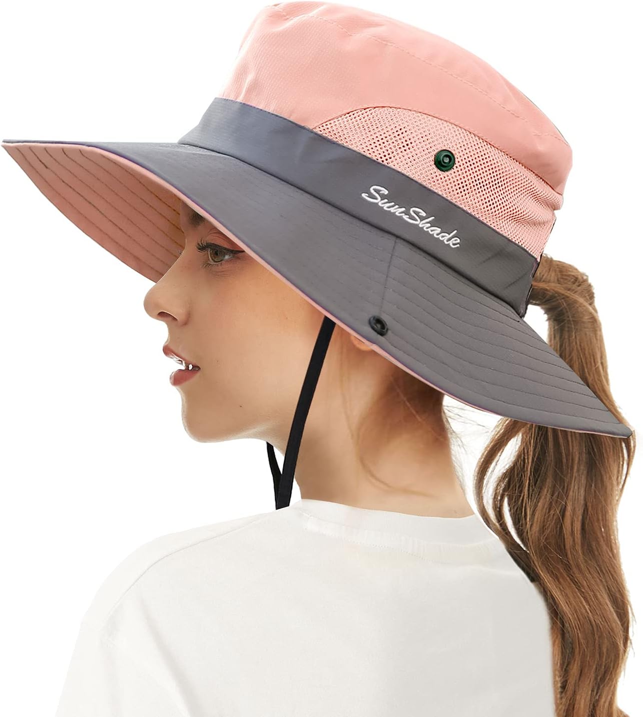 ECOMBOS Womens Sun Hats, Special Wide Brim UV Protection Hat for Fishing Hiking,...
