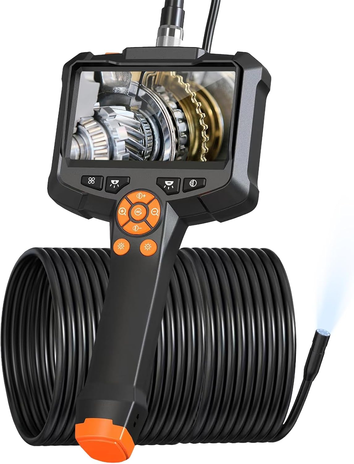[66FT]Endoscope Inspection Camera, AOPICK 4.3'' IPS Screen Borescope Inspection...