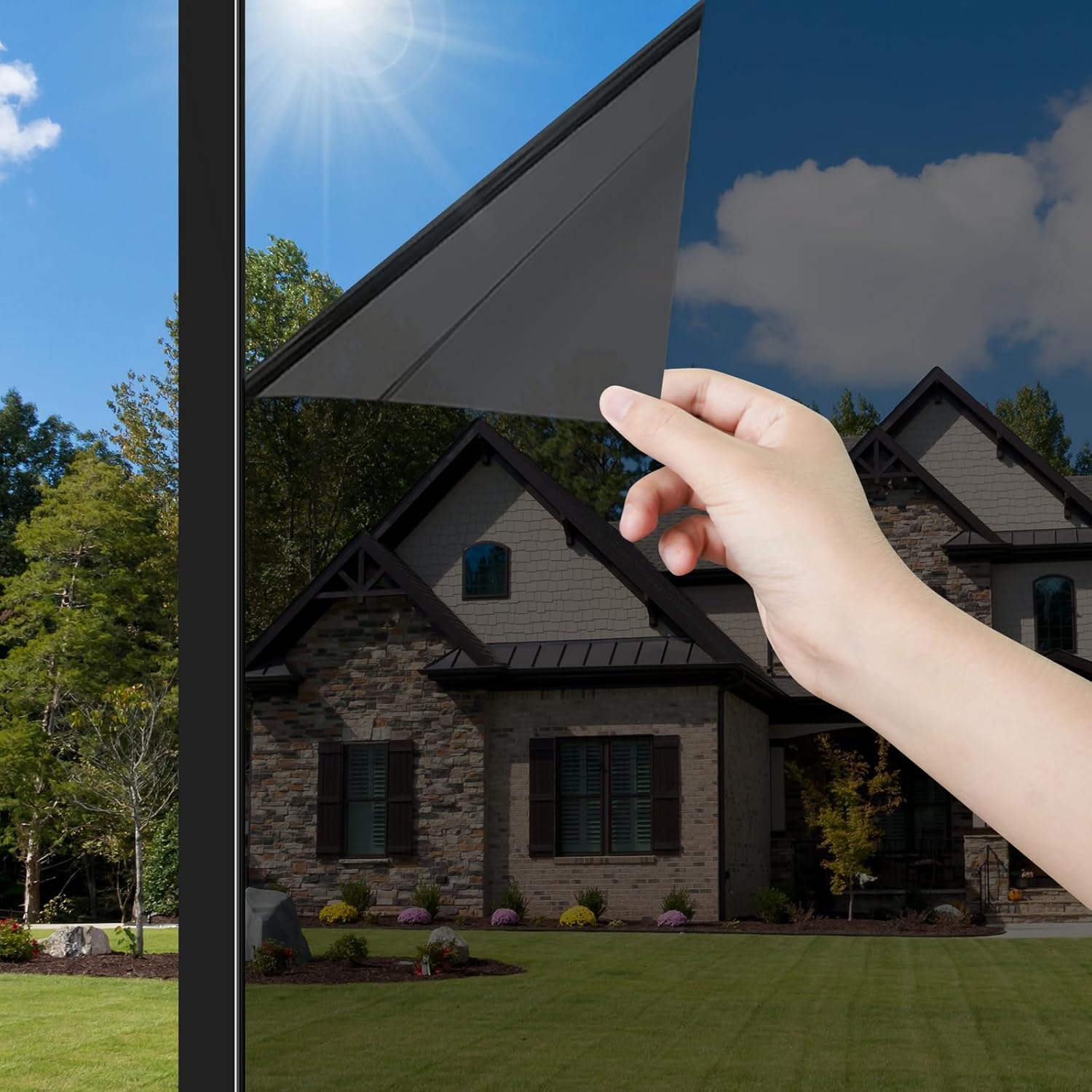 ConCus-T One Way Window Film, Special UV Blocking Window Films, Innovative Black...