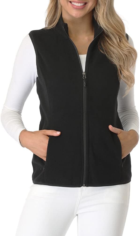 fuinloth Women's Fleece Gilet, Special Polar Soft Sleeveless Classic Fit Bodywar...