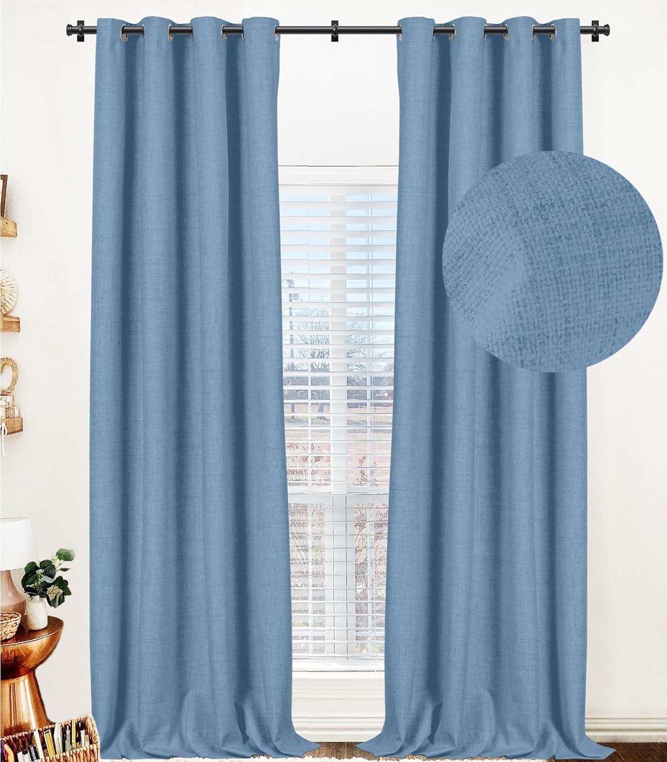 Blackout Shield Curtain, Special Full Light Blackout Heavy Duty Curtain, Unique...