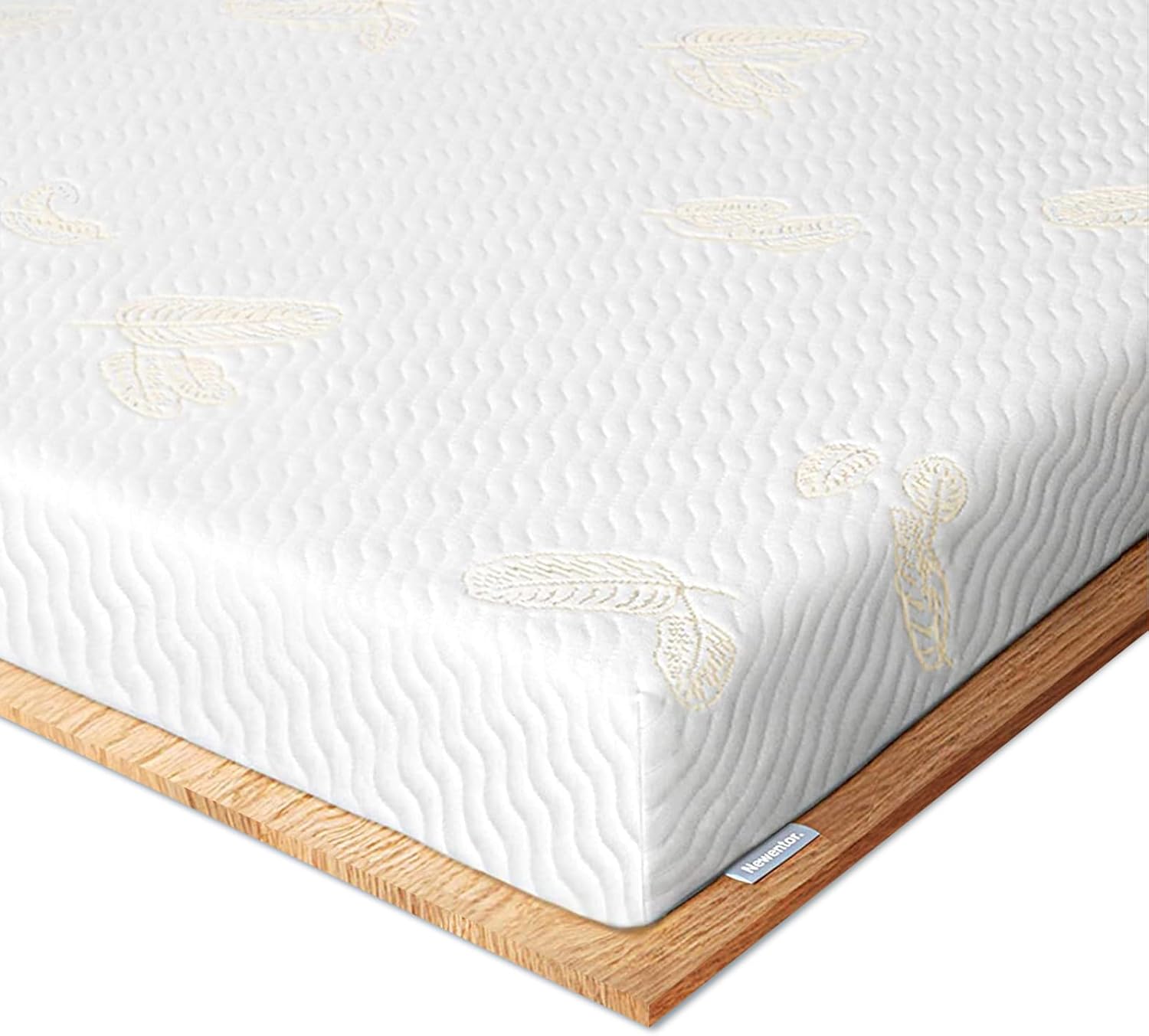 Newentor® Dual-Layer Memory Foam Mattress Topper - Generous Thickness Mattress T...