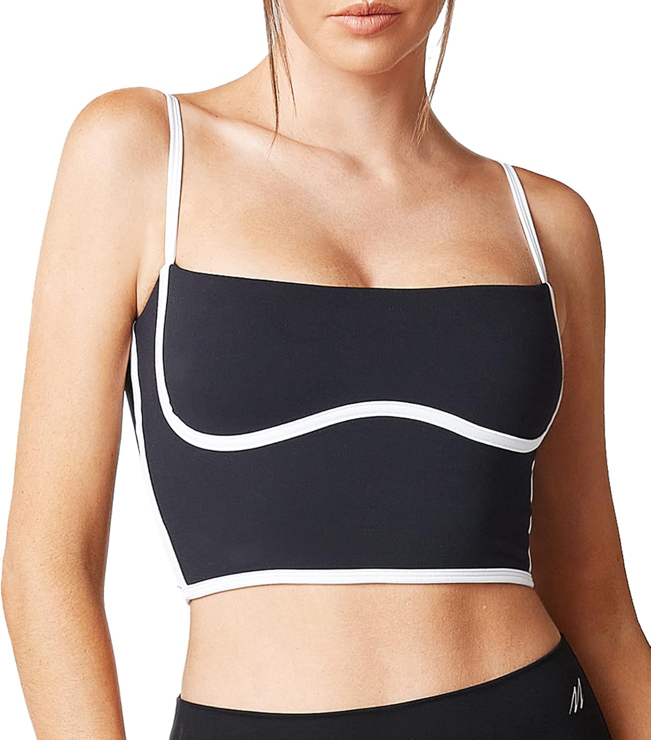 Move With You Sleeveless Sports Bra, Special Spaghetti Strap Padded Tank Top, In...