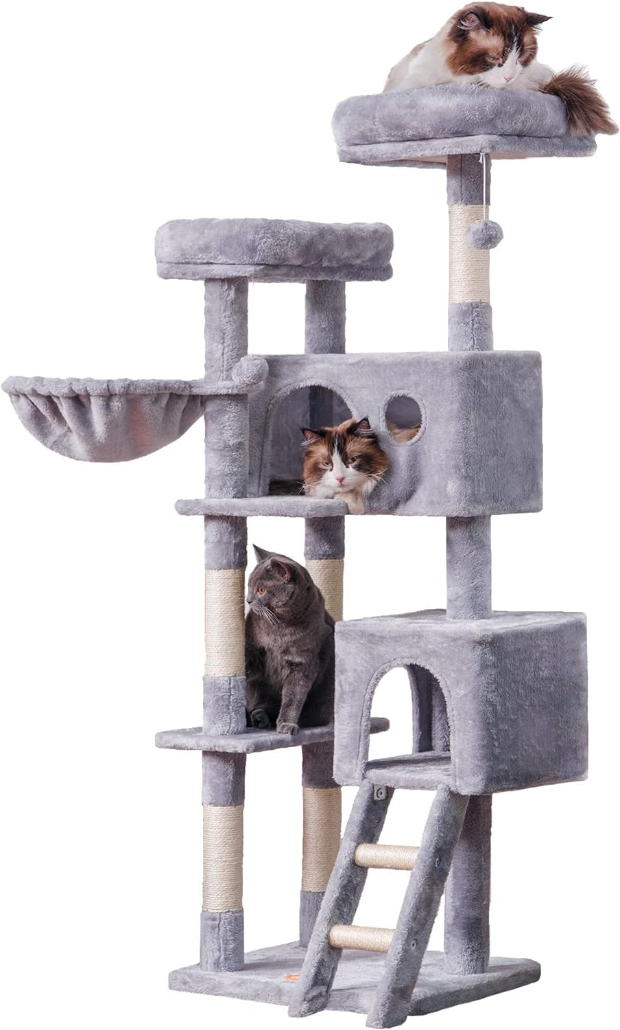 Heybly Cat Tree, Cat Tower for Indoor Cats,Multi-Level Cat Furniture Condo for L...