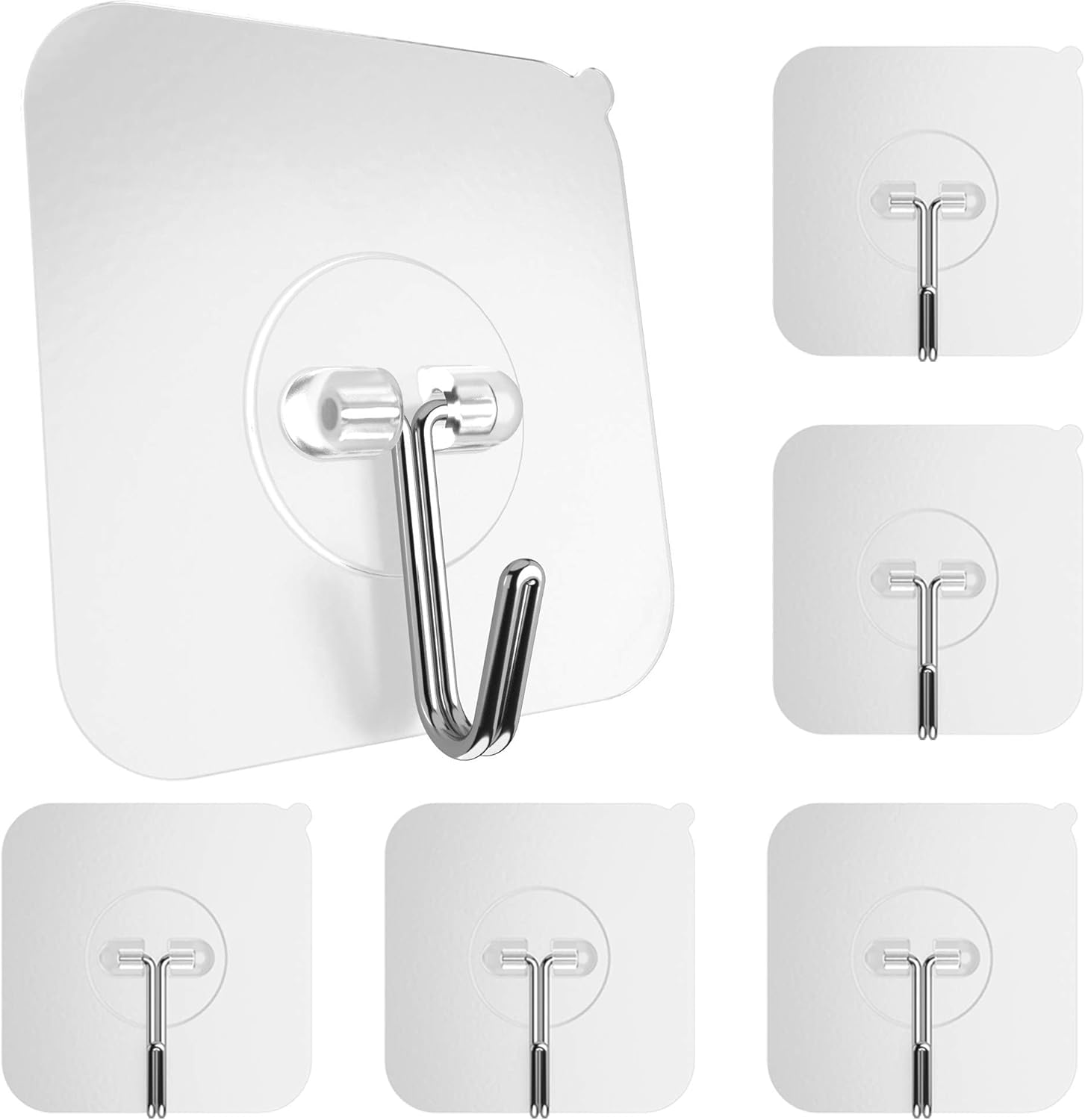 GLUIT Adhesive Hooks, Special Heavy Duty Wall Hangers Without Nails, Innovative...