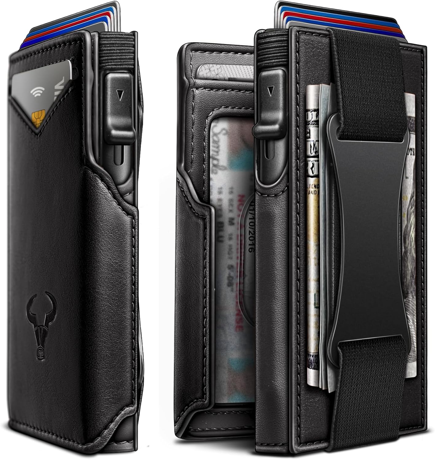 BULLIANT Men Wallet, Special Gift Boxed Wallet, Innovative Slim Front Pocket Wal...