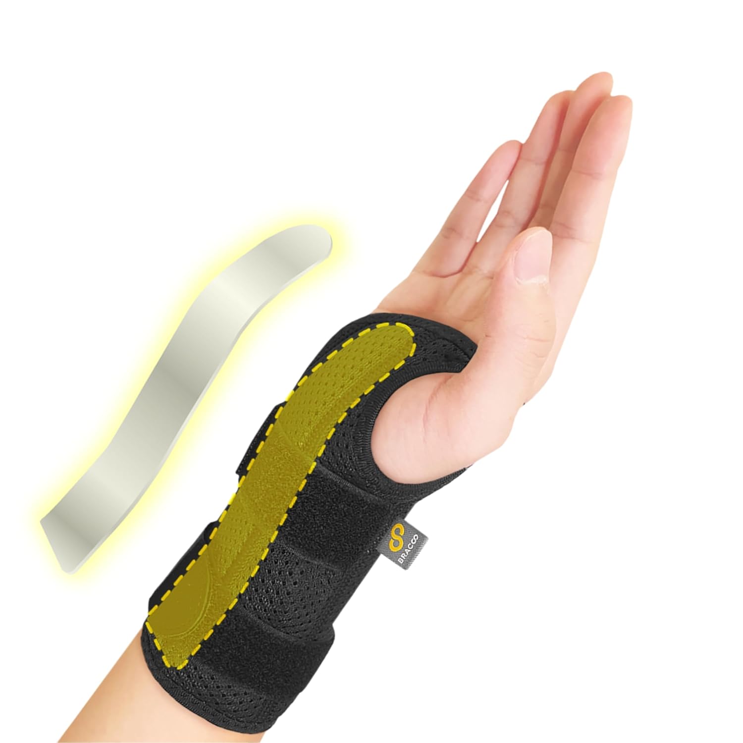 BRACOO Wrist Support Brace with Splint For Carpal Tunnel Syndrome, Arthritis, Te...